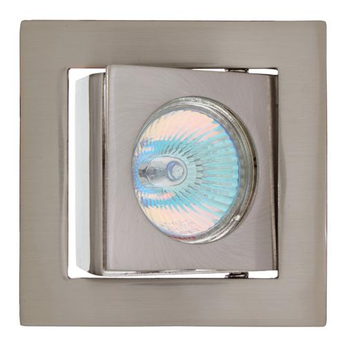 Eurolux - (Discontinued) Tilt Square Downlight 102mm Satin Chrome