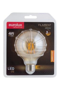 Eurolux - Amber LED Filament Mini Maxi E27 4w