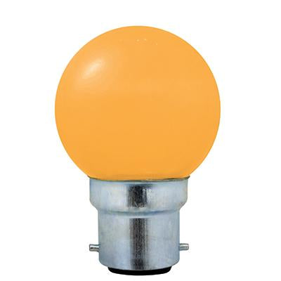 Eurolux - LED Colour Golfball B22 1w Orange
