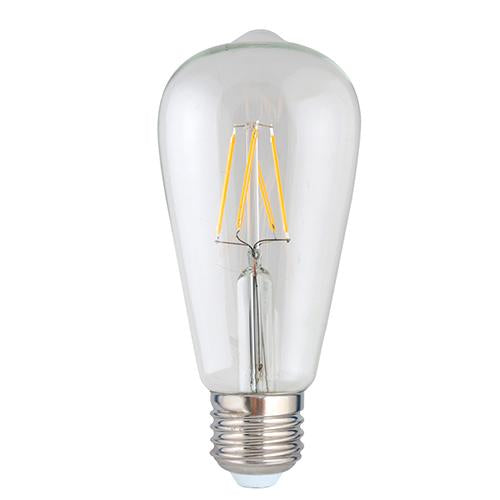 Eurolux - LED Filament Pear Shaped Globe E27 4w WW