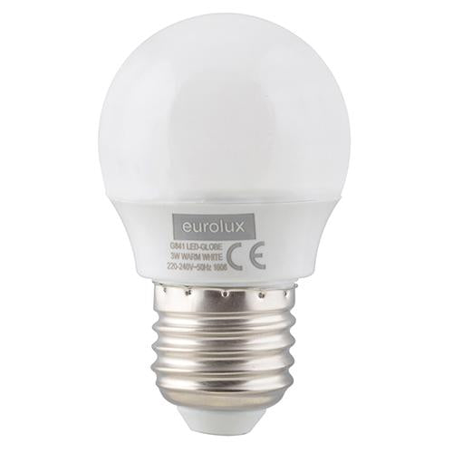 Eurolux - LED Golfball Opal E27 3w 3000K