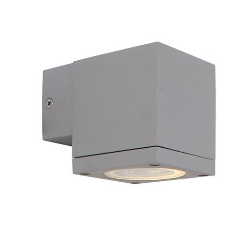 Eurolux - Kube Down or Up Only Wall Light Silver