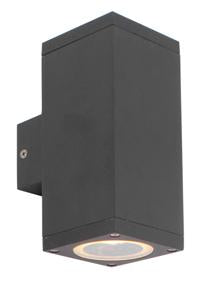 Eurolux - Kube Up and Down Wall Light Black