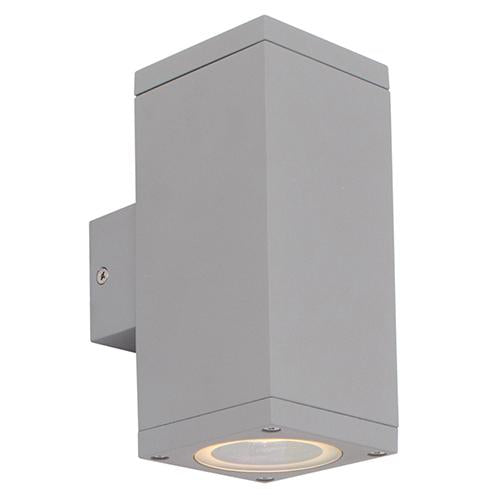 Eurolux - Kube Up and Down Wall Light Silver