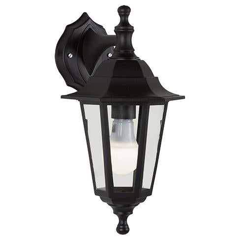 Eurolux - Plastic Lantern 6Panel Down Facing Black