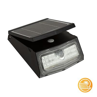 Eurolux - Solar LED Wall Light Black 5w