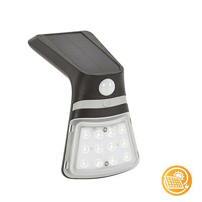 Eurolux - Solar Motion Sensor LED 1.5w Wall Light Black