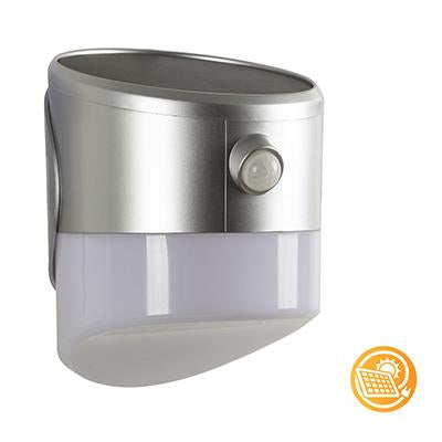 Eurolux - Solar Motion Sensor LED 2w Wall Light Silver