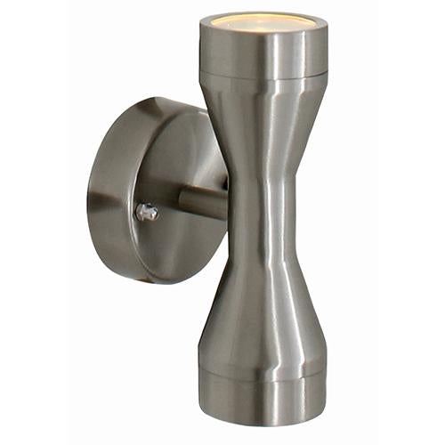Eurolux - Wall Light Up & Down Facing Satin Chrome