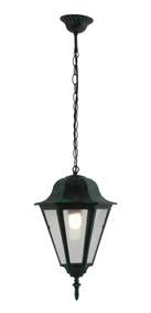 Eurolux - Lantern 6 Panel Pendant Verde Green
