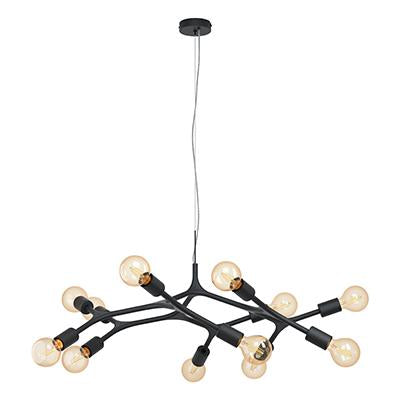 Eurolux - Bocadella 12LT Pendant 920mm Black