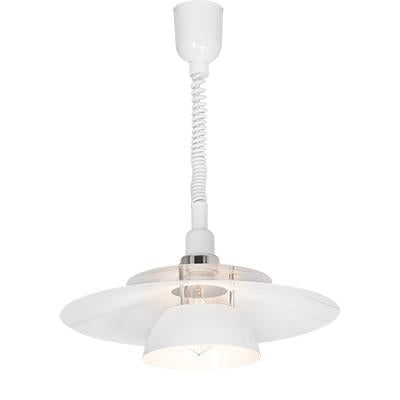 Eurolux - Brenda Rise and Fall Pendant 430mm White