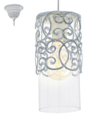 Eurolux - Cardigan Pendant 130mm Grey Blue