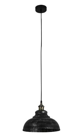 Eurolux - Farmhouse Pendant 290mm Black/Silver