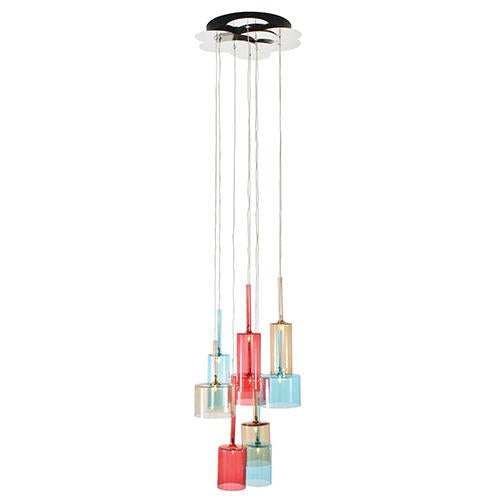 Eurolux - (Discontinued) Fire & Ice 9LT Pendant 350mm Chrome