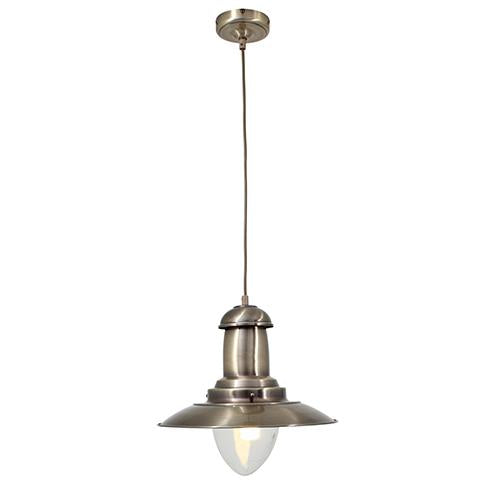 Eurolux - Fishermans Hat Pendant 335mm A/Brass