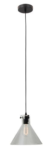 Eurolux - Funnello Pendant 240mm Clear Glass