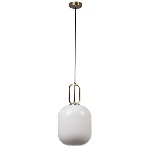 Eurolux - Hallstat Pendant 440mm Opal Glass