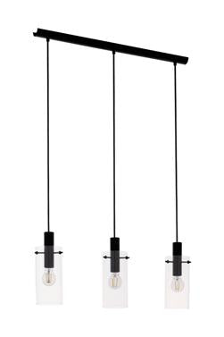 Eurolux - Montefino 3LT Pendant 710mm Black