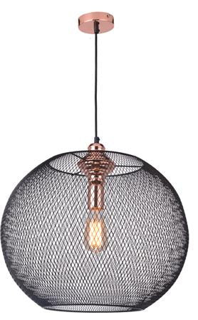 Eurolux - Pendant 480mm Copper/Black