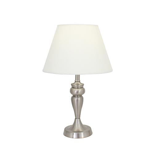 Eurolux - Hampshire Table Lamp 280mm Satin Chrome