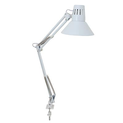Eurolux - Study AdjusTable Desk CLamp White