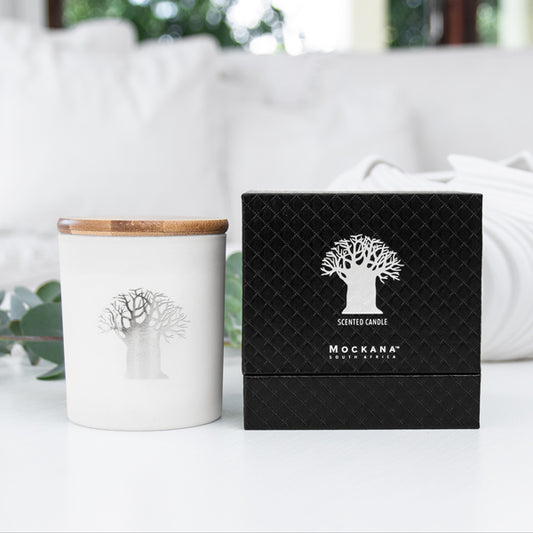 Soy Candle in Glass Container in upmarket black box- 230ml