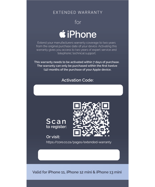 Apple - Extended Warranty: iPhone 11, 12 mini & 13 mini - N4274