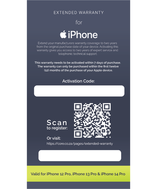 Apple - Extended Warranty: iPhone 12 Pro, 13 Pro & 14 Pro - N4276