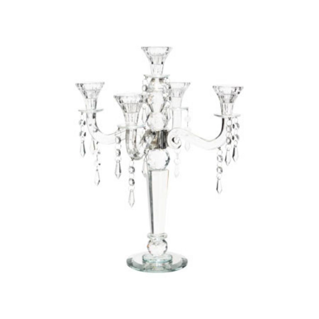 Crystal 5 Arm Candelabra (42 cm)