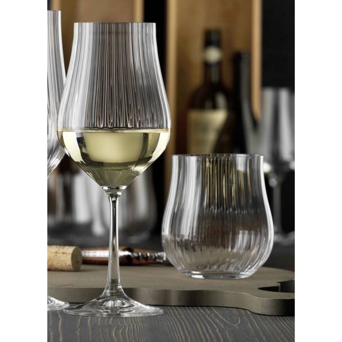 Tulipa Optic Wine Glasses (550 ml) (Set of 6)