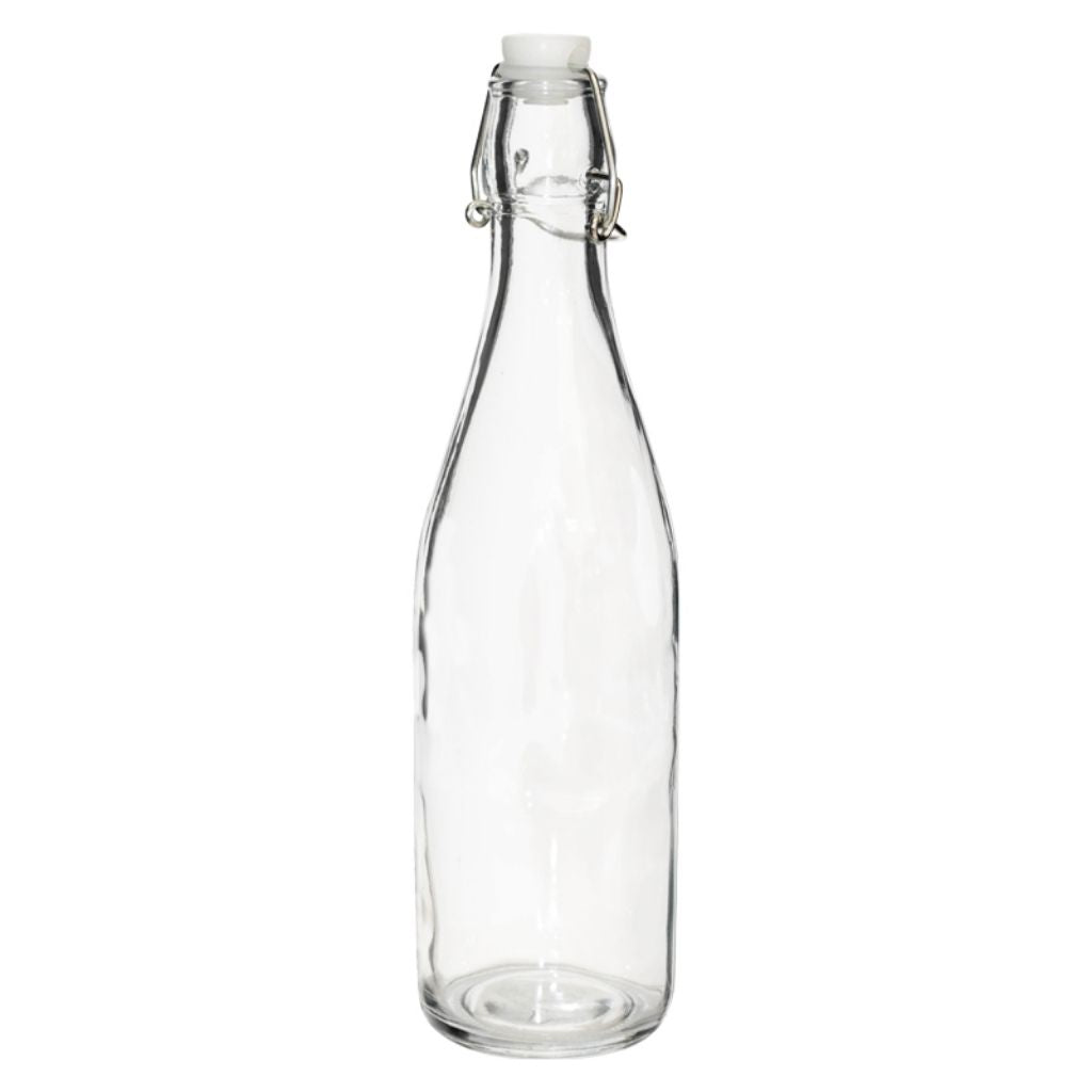iHouzit Water Bottles Glass Bottle with Clip Top (500ml)