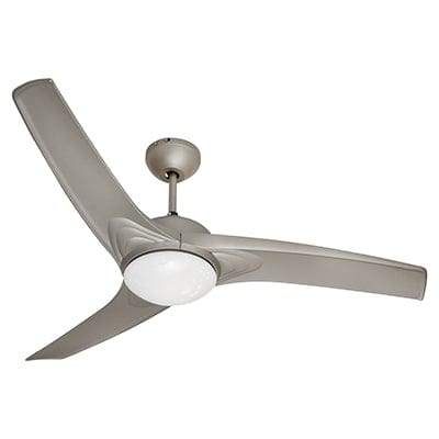 Radiant - Mach One Ceiling Light Fan and Remote Titanium Non Dimmable - Lighting, Lights