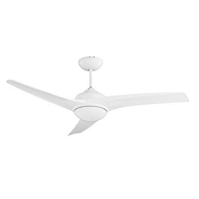 Radiant - Mach One Ceiling Light Fan and Remote White Non Dimmable - Lighting, Lights
