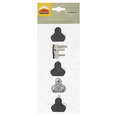 Eurolux Plug Top 16Amp 3Pin Black 5xPrepack