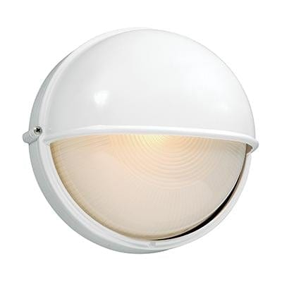 Radiant - Round Large Eyelid Bulkhead White 1xE27 - RB162W