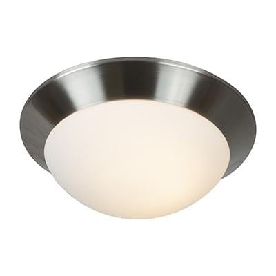Radiant - Bevel Ceiling Light 305mm Satin Chrome - RC52SCW