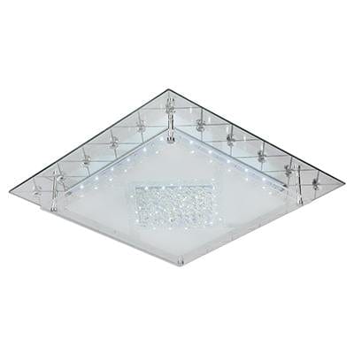 Radiant - Square LED Crystal Ceiling Light 360mm Chrome - RC170