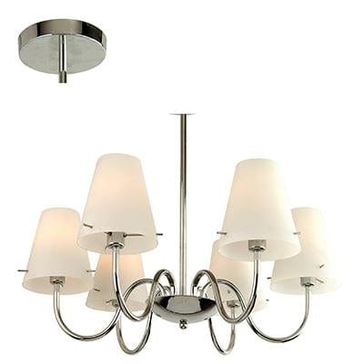 Radiant - Madlyn 6LT Chandelier Chrome 6xE14 - RCH77