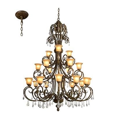 Radiant - Real 21LT Chandelier 1400mm Bronze - RCH43