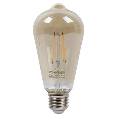 Eurolux Pear Nipple Filament Amber 4w LED E27 2700K 105lm