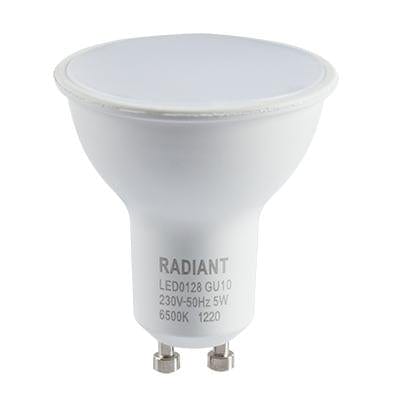 Radiant - GU10 LED 5w 6500K Non Dimmable - RLL300