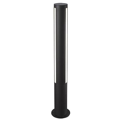 Eurolux Bollard Aluminium Black LED 1x16w