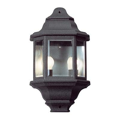 Radiant - Half Lantern 5 Panel Large Black - RO240B