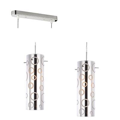 Radiant - Circle 2LT Pendant Chrome - RP169