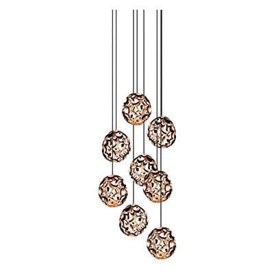 Radiant - Pendant Rose Gold 8xE27 60w - RP246