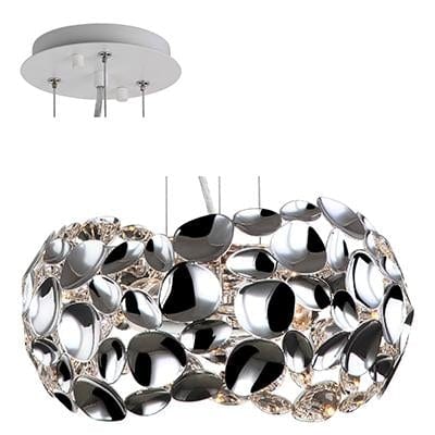 Radiant - Pendant Steel Chrome 2xE27 60w - RP239