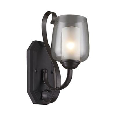 Radiant - 1LT W/Light 230v E27 14w Black - RW150