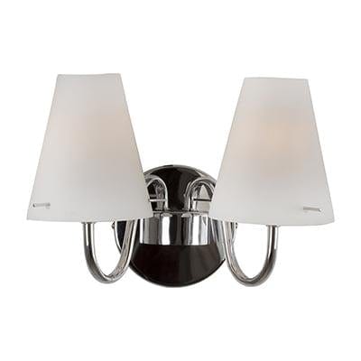 Radiant - Madlyn 2LT Wall Light Chrome - RW143