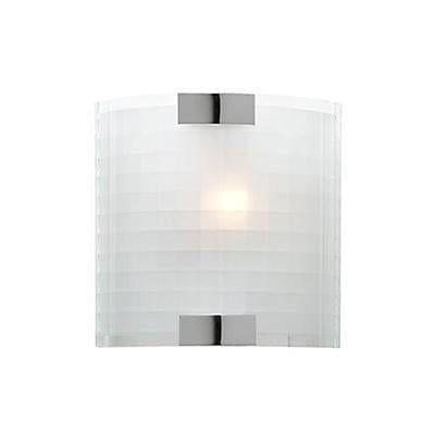 Radiant - Pax W/Light Ripple Glass 230v Chrome - RW108